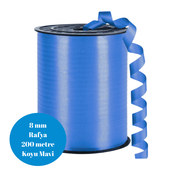 Rafya 8mm 200 metre Koyu Mavi - Image 1