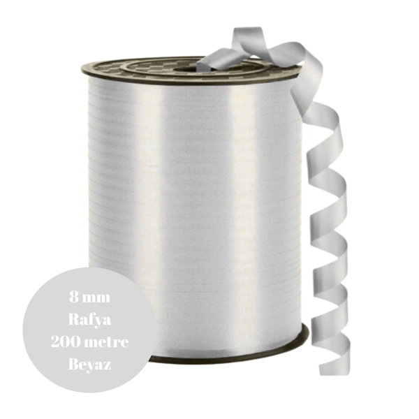 Rafya 8mm 200 metre Beyaz - Image 1