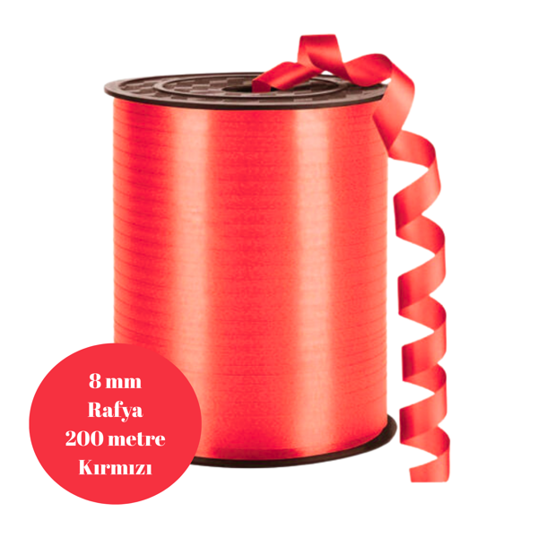 Rafya 8mm 200 metre Kırmızı - Image 1