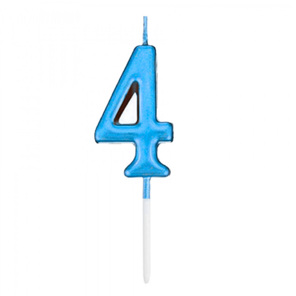 4 Rakam Mum Mavi - Image 1