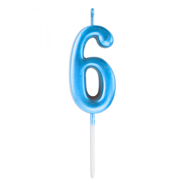 6 Rakam Mum Mavi - Image 1