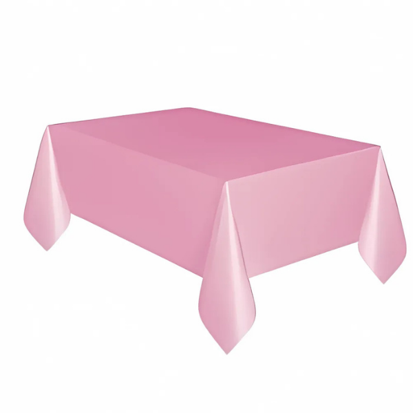 Pembe Plastik Masa Örtüsü 120*180 cm - Image 1