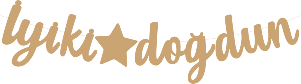 Sütlü Kahve Temalı İyiki Doğdun Kaligrafi Banner - Image 1