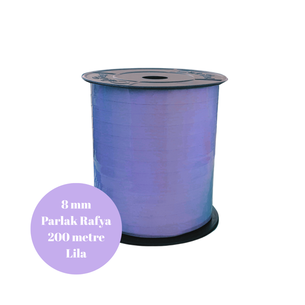 Rafya 8mm 200 metre Parlak Lila - Image 1