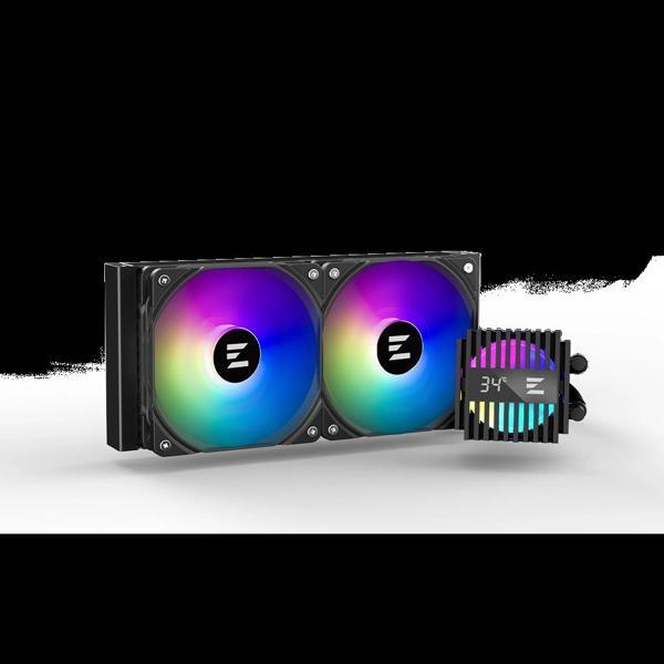 ZALMAN ALPHA2 A24 SİYAH 71 CFM 2X120mm ARGB AMD/Intel LGA1700 240mm SIVI SOĞUTUCU - Image 1