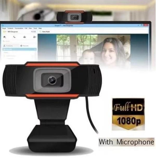 Web Cam Gerçek 1080p Konferans Kamera Dahili Mikrofon Chat Görüntülü Sohbet Yayın Kamerası HD Video - Image 1