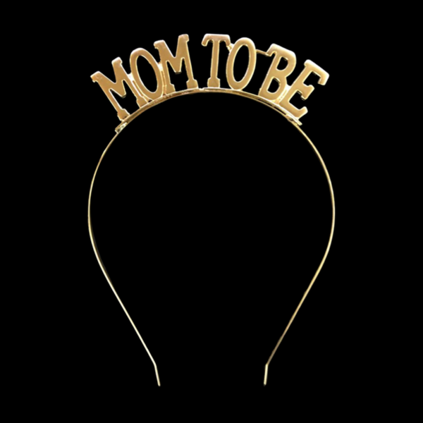 Mom To Be Altın Renkli Metal Taç - Image 1