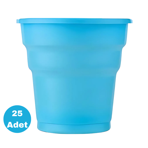 Mavi Plastik Bardak 25 Adet - Image 1