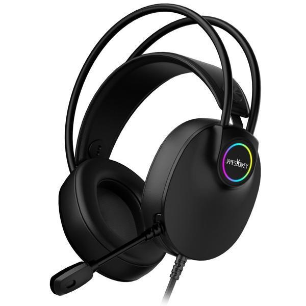 James Donkey 713 Rainbow 7.1 Siyah Gaming Kulaklık - Image 1