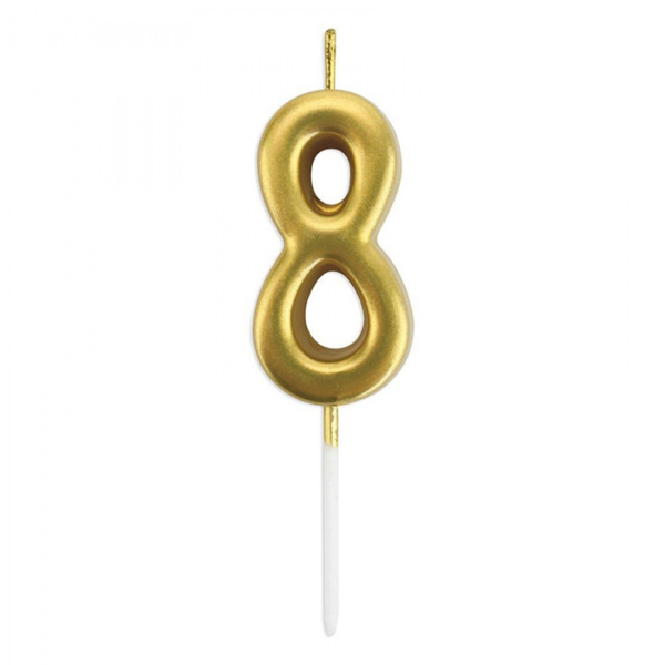 8 Rakam Mum Altın - Image 1