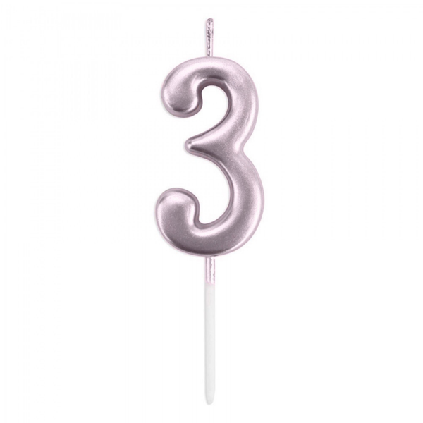 3 Rakam Mum Pembe - Image 1
