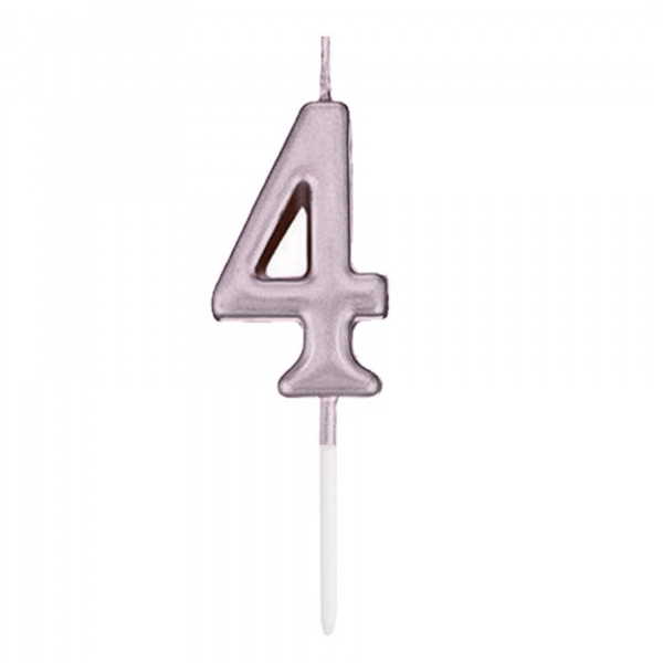 4 Rakam Mum Pembe - Image 1