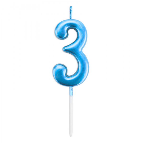 3 Rakam Mum Mavi - Image 1