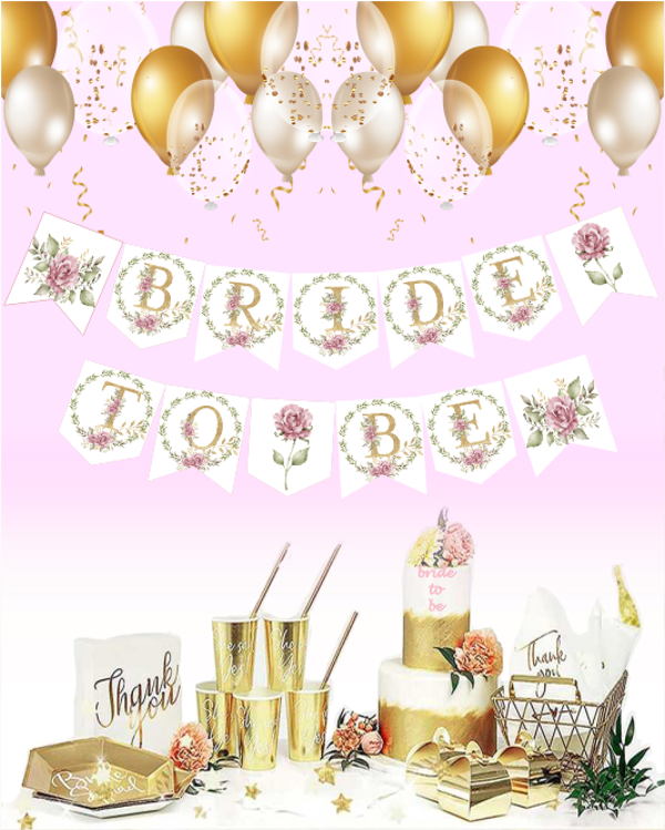 Bride To Be Temalı Uzar Yazı Banner - Image 1