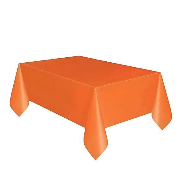 Turuncu Plastik Masa Örtüsü 120*180 cm - Image 1