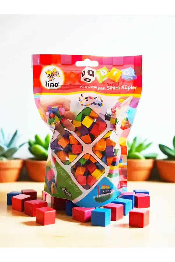 Lino QBİC 6 Renk 20gr Kurumayan Sihirli Küpler - Image 1