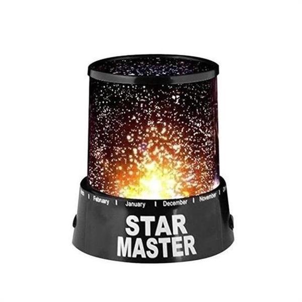 Star Master Pilli Gökyüzü Projeksiyonlu Led Renkli Yıldızlı Tavan Işık Yansıtma Gece Lambası - Image 1