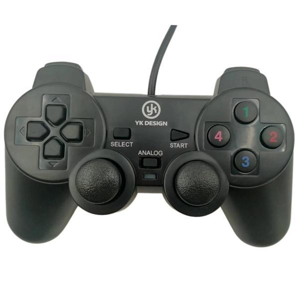 Çift Titreşimli Usb Kablolu Oyun Kolu Pc Uyumlu Vibration Gamepad - Image 1
