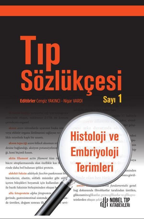 Tıp Sözlükçesi Histoloji ve Embriyoloji Terimleri - Nobel Tıp Kitabevleri - Image 1
