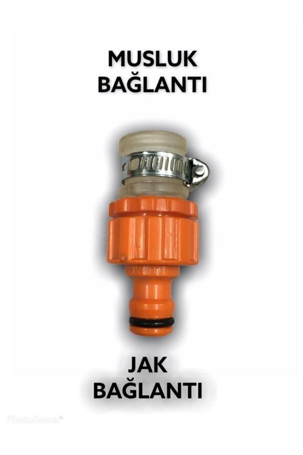 Sayım Plastik Otomatik Kelepçeli Musluk Bağlantı Aparatı 1/2 Jaka Uyumludur - Image 1