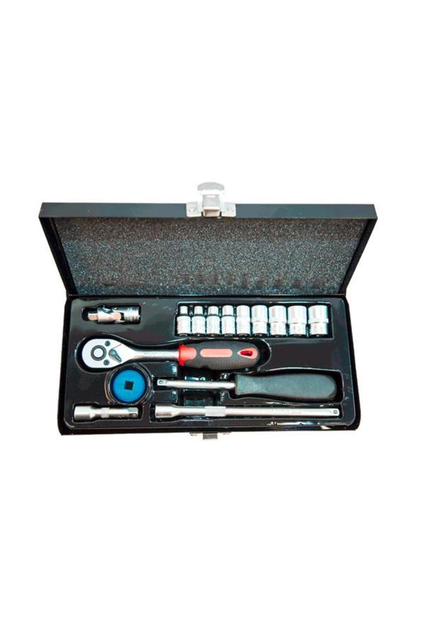 Nt Tools Ncset114 16 Parça 1/4" Altı Köşe Cr-V Lokma Seti - Image 1