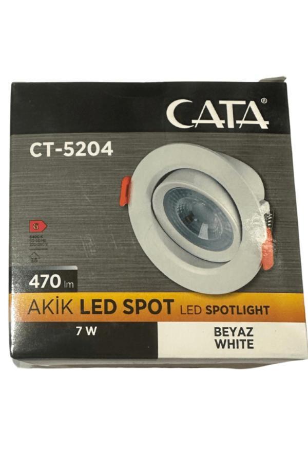 Cata Ct-5204 7W 6400K (Beyaz Işık) Akik Sıva Altı Led Spot - Image 1