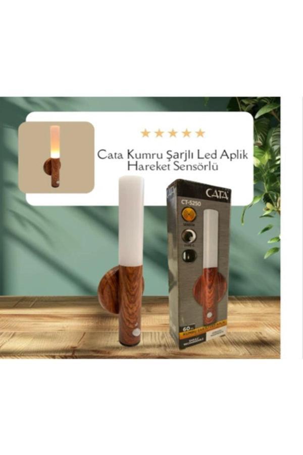 Cata Ct-5250 Kumru Şarjlı Led Duvar Aplik Günışığı Renk  Spot Lamba - Image 1