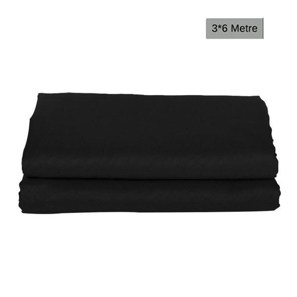 GDX Kumaş Fon Siyah (3x6 Metre) Katlanabilir / Yıkanabilir - Image 1