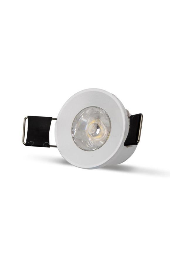 Cata 1,5 W Cob Led Yıldız Spot - Gün Işığı (3000K) - Beyaz Kasa - Yuvarlak - Sıva Altı - Ct-5270G - Image 1