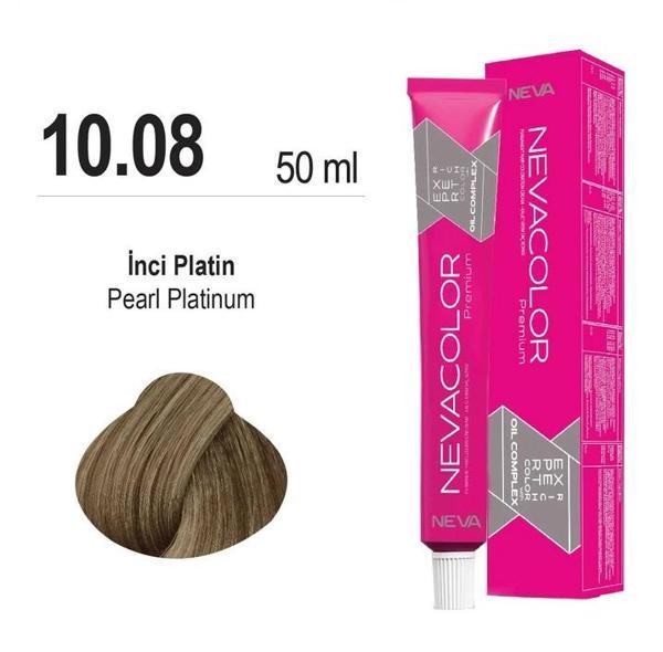 NEVACOLOR SAÇ BOYASI 10.08 İNCİ PLATİN - Image 1
