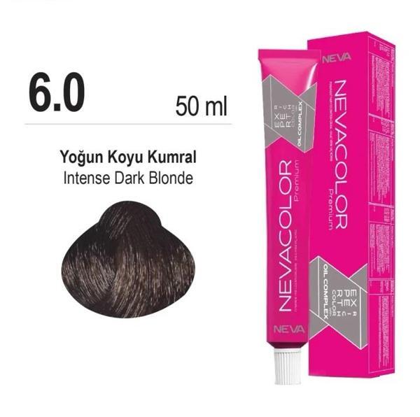NEVACOLOR SAÇ BOYASI 6.0 YOĞUN KOYU KUMRAL - Image 1