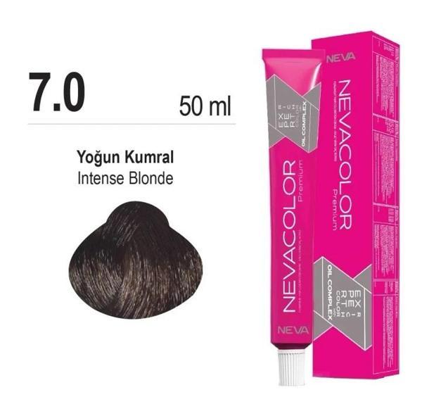 NEVACOLOR SAÇ BOYASI 7.0 YOĞUN KUMRAL - Image 1