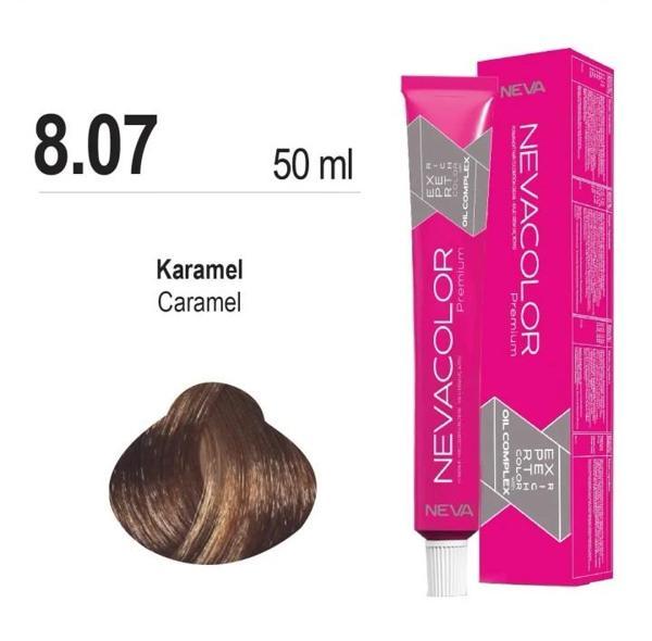 NEVACOLOR SAÇ BOYASI 8.07 KARAMEL - Image 1