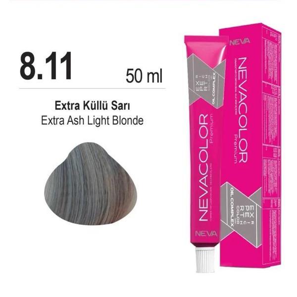 NEVACOLOR SAÇ BOYASI 8.11 EKSTRA KÜLLÜ SARI - Image 1