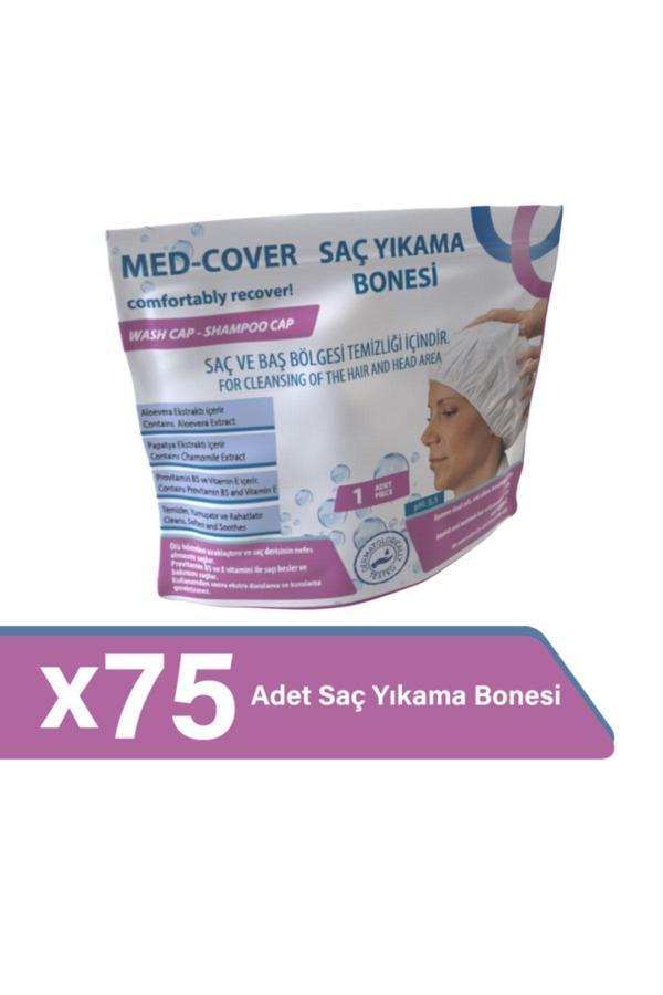 Medcover Med-Cover Saç Yıkama Bonesi 1X75'Li Gönderim - Image 1