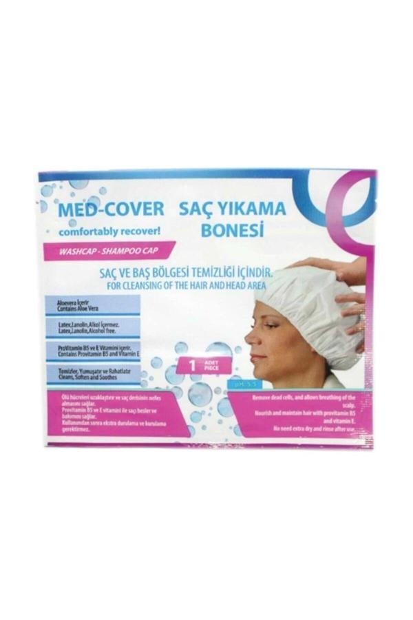 Medcover Med-Cover Hasta Saç Bakım/Temizleme/Yıkama Bonesi (1 Adet/Paket) - Image 1