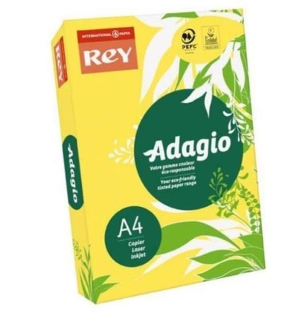 Rey Renkli Fotokopi Kağıdı A4 80 Gr 500Lü Sarı - 2 paket - Image 1