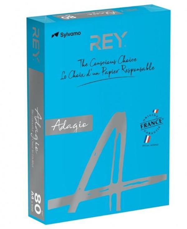 Rey Renkli Fotokopi Kağıdı A4 80 Gr 500Lü Koyu Mavi - Image 1