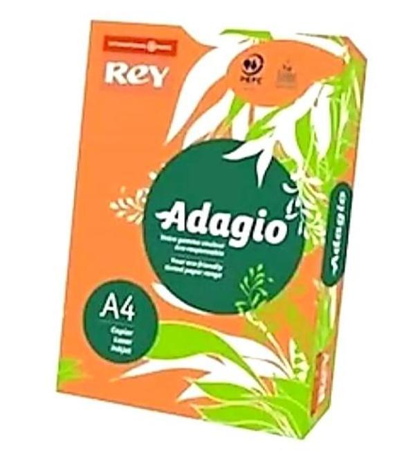 Rey Renkli Fotokopi Kağıdı A4 80 Gr 500Lü Turuncu - Image 1