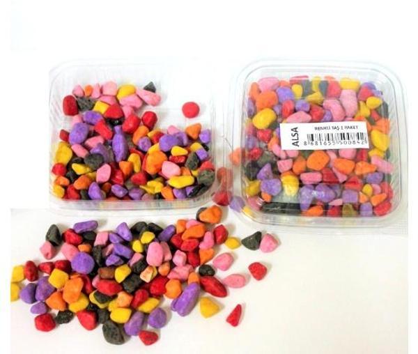Dekoratif Renkli Taş Paketli - 2 paket - Image 1