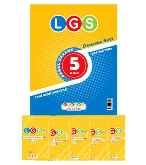 Deneme 8.Sınıf Lgs Deneme Seti 5Li - Deneme Deposu - Image 1