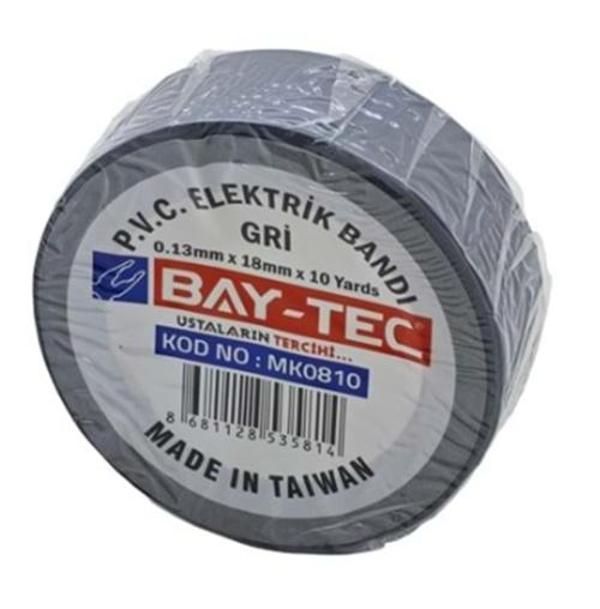 Bay-Tec Elektrik Bandı Gri - 4 adet - Image 1