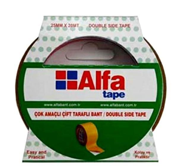 Alfa Çift Taraflı Bant 24Mmx20Mt - 2 adet - Image 1