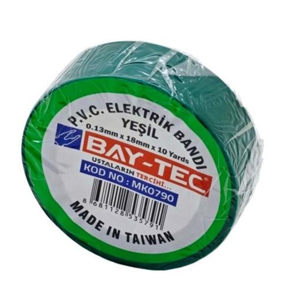 Bay-Tec Elektrik Bandı Yeşil - 4 adet - Image 1