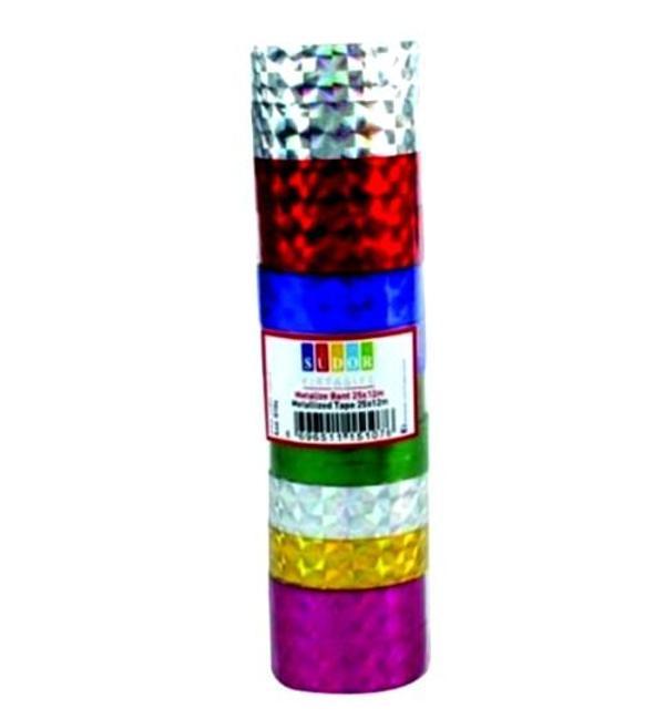 Südor Metalize Desenli Bant 10Lu - 2 paket - Image 1