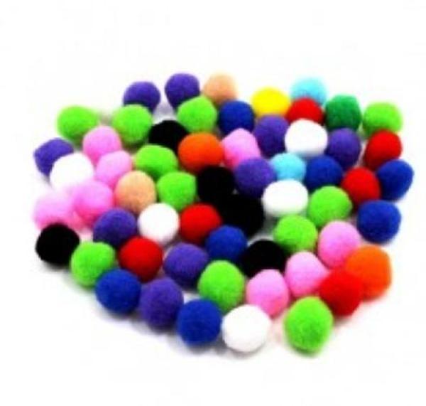 Ponpon 10 Mm 50Li - 3 paket - Image 1