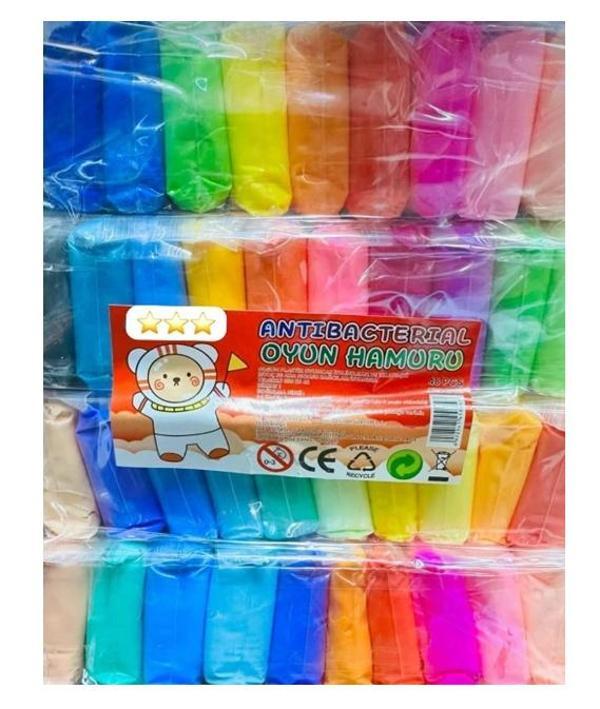 Zıp Hamur Air Dry Clay Zıplayan Hamur Karışık Renk - 4 adet - Image 1