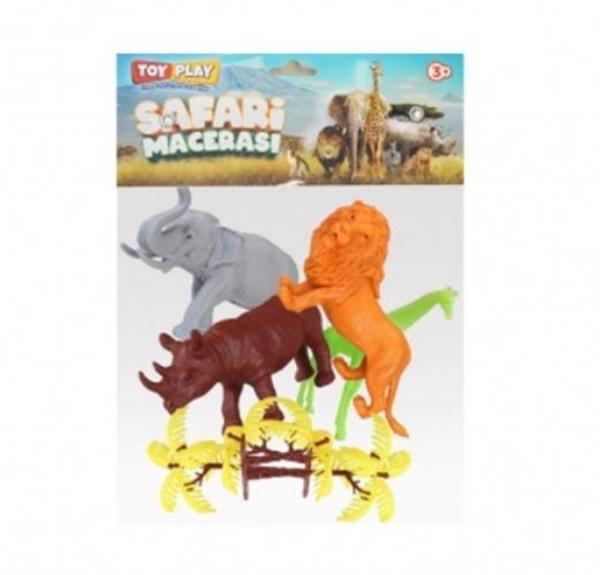 Toy Play Safari Macerası Yaban Hayvanlar Poşette - Image 1