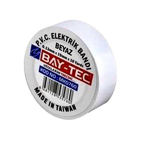 Bay-Tec Elektrik Bandı Beyaz - 4 adet - Image 1