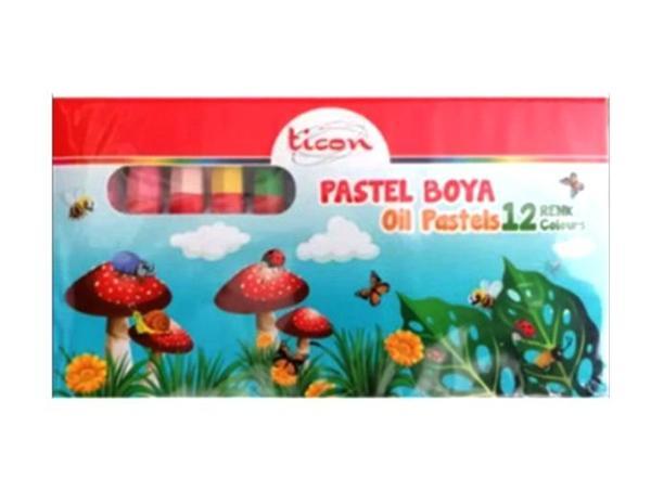 Ticon Pastel Boya 12Li - 4 adet - Image 1